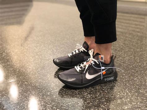 off white zoom fly black